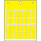 CEMBRE SPA - CEM49347N TARGHETTA ADESIVA PER COMPONENTI, PREFUSTELLATA, IN PVC RIGIDO, 9x15mm, GIALLO PVC10050YE