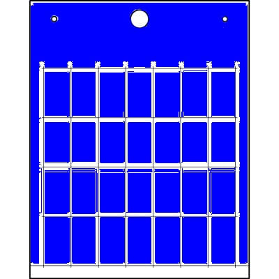 CEMBRE SPA - CEM49167 TARGH.MG-TAA ADES.BLU 9X50 X COMPONENTI