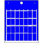 CEMBRE SPA - CEM49167 TARGH.MG-TAA ADES.BLU 9X50 X COMPONENTI