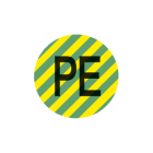 CEMBRE SPA - CEM701200 ETICHETTA ADESIVA PER APPARECCHIATURE CS-PE, SIMBOLO CONDUTTORE DI PROTEZIONE, DIMENSIONE 12,5mm