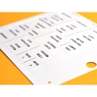 CEMBRE SPA - CEM990881 TARG.RIGIDE ADES. MG-17.5-A GIALLE 15X14