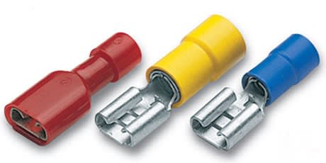 CEMBRE SPA - CEMRKF-F405P INNESTO FEMM.RINFORZ.ISOLATO ROSSO 4,8x0,5