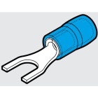 CEMBRE SPA - CEMBKY-U6 CAPOCORDA RINFORZATO BLU FORC.VITE 6MM.