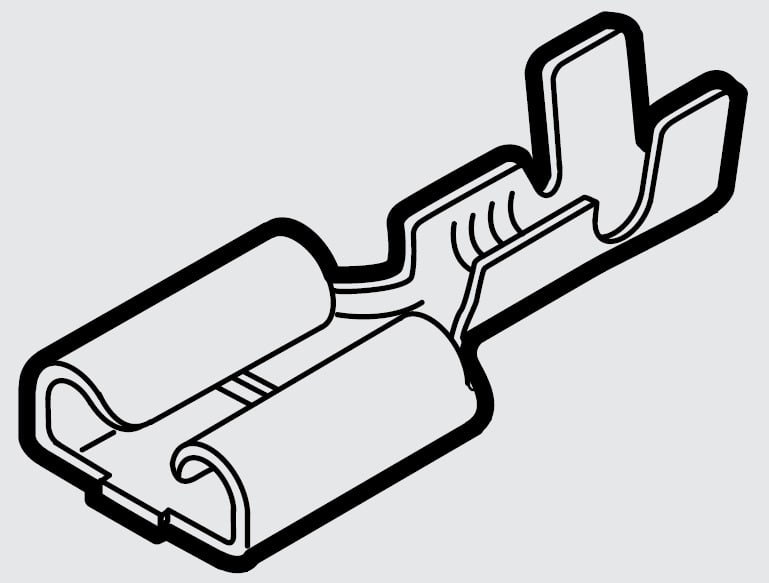 CEMBRE SPA - CEMBN-FAR608 INNESTO FEMMINA CON RITEGNO SEZ.1-2,5MMQ