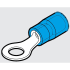 CEMBRE SPA - CEMBP-M4 CAPOCORDA HALOGEN FREE BLU OCCH.VITE 4MM