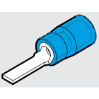 CEMBRE SPA - CEMBP-PP12 CAP.HALOGEN FREE BLU PUNT.PIATTO 12,8X3,