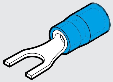 CEMBRE SPA - CEMBP-U5 CAPOCORDA HALOGEN FREE BLU FORC.VITE 5MM