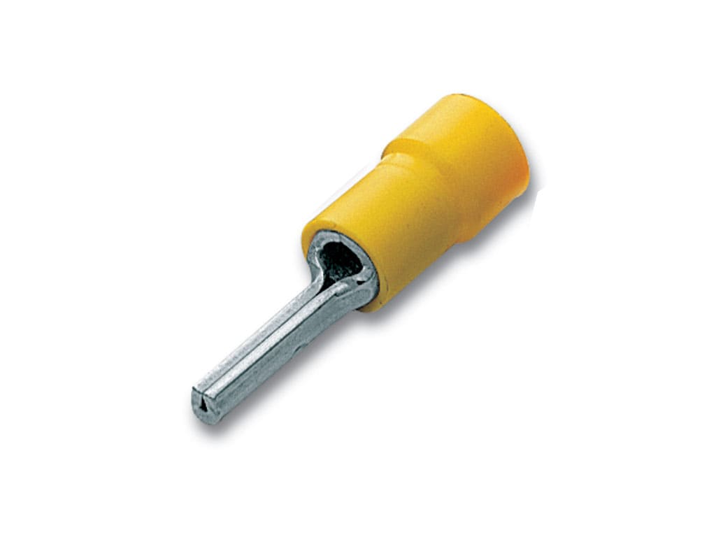 CEMBRE SPA - CEMGF-P14 CAPOCORDA GIALLO A PUNTALE TONDO P=14MM