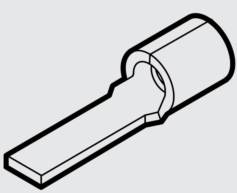 CEMBRE SPA - CEMGN-PP12 CAPOCORDA LASTRA PUNT PIA 6MMQ P=13,3X4,