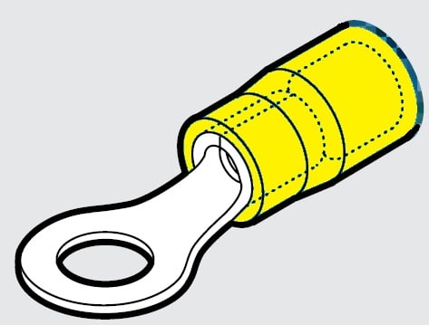 CEMBRE SPA - CEMGP-M3 CAPOCOR.HALOGEN FREE GIALLO OCCH.VITE 3M