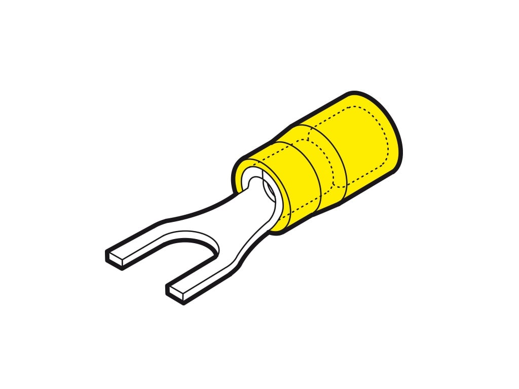 CEMBRE SPA - CEMGP-U10/1 CAP.HALOGEN FREE GIALLO FOR.VITE10MM.B=1