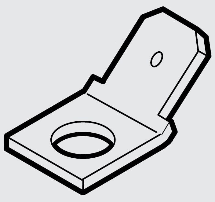 CEMBRE SPA - CEMMP608/90 INNESTO MASCHIO DA PANNELLO 6,3X0,8 A 90