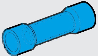 CEMBRE SPA - CEMNL06-M GIUNTO TESTA-TESTA, PREISOLATO IN POLIAMMIDE PA6.6, BLU, PER CONDUTTORI IN RAME, SEZIONE 1,5-2,5 mmq