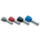 CEMBRE SPA - CEMPKT108 TUBETTO TERMINALE "TWIN", PREISOLATO IN PA6, ROSSO, PER CONDUTTORI FLESSIBILI IN RAME, SEZIONE 2x1mmq P=8mm