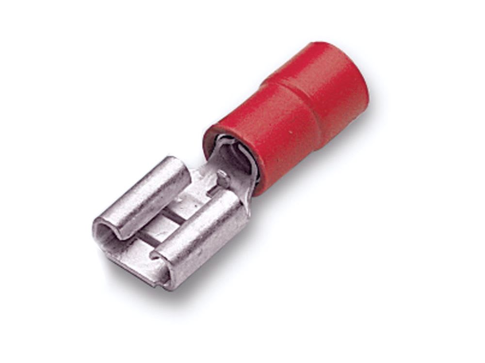 CEMBRE SPA - CEMRF-F608 INNESTO FEMMINA ROSSO 6,35X0,8