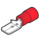 CEMBRE SPA - CEMRF-M608 INNESTO MASCHIO ROSSO 6,35X0,8