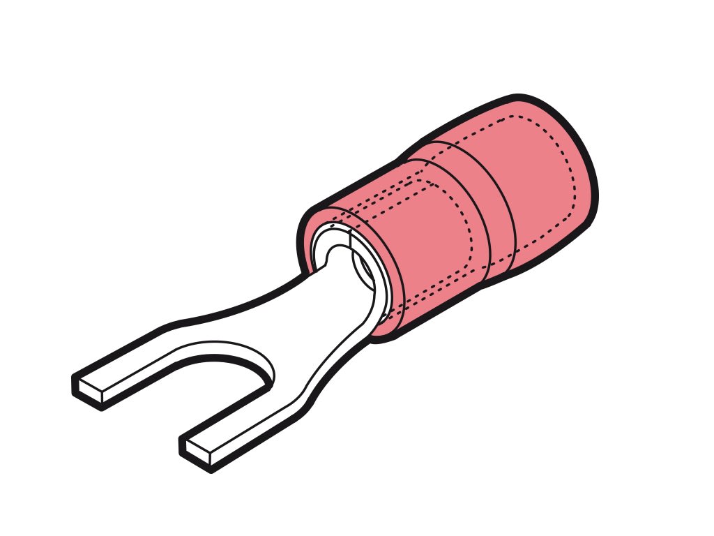 CEMBRE SPA - CEMRP-U6/1 CAP.HALOGEN FREE ROSSO FORC.VITE 6MM.B=1