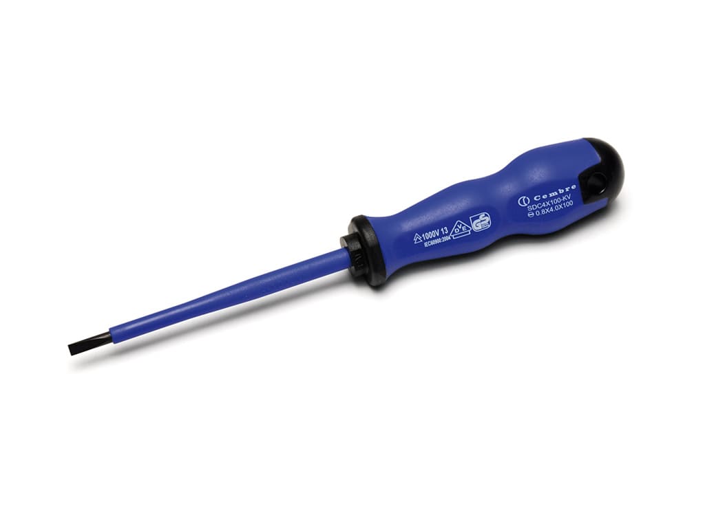 CEMBRE SPA - CEMSDC4X100-KV GIRAVITI IMPRONTA A TAGLIO PUNTA 4 MM L.