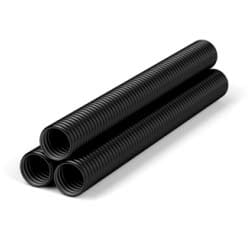 OEC SRL - OECCG0A125B06NN CORRUG. NERO/NERO 450N D.125 BARRA 6 MT