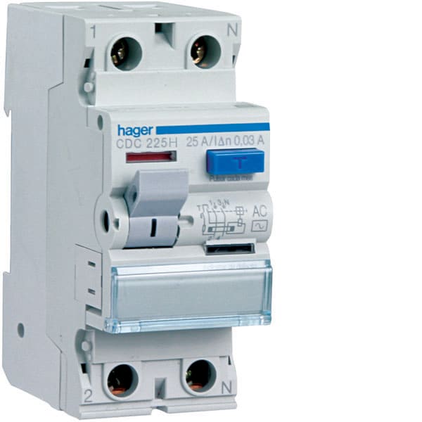 HAGER - HAGCGC240H INT. DIFF. ACC. 2P 500 MA 40A 2M