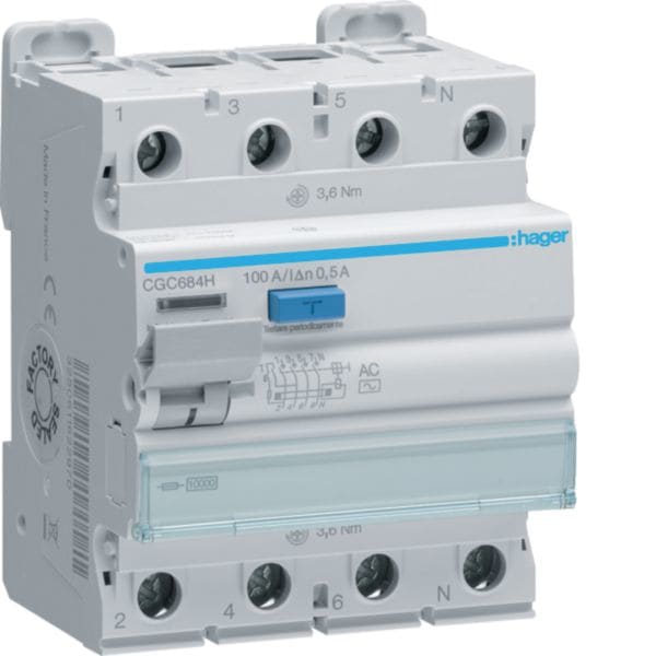 HAGER - HAGCGC684H INT DIFF ACC 4P 500MA 100A AC 4M