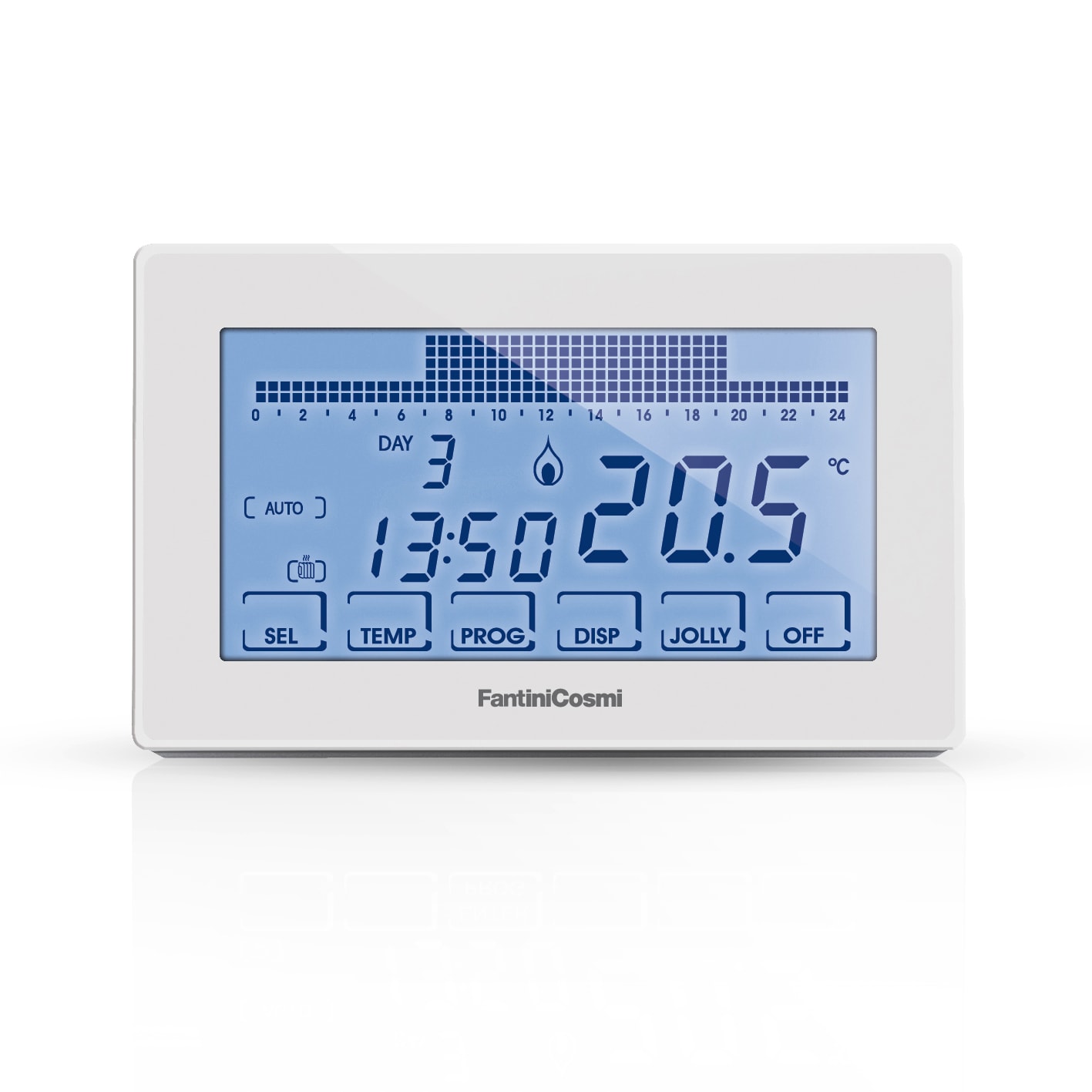 FANTINI COSMI SPA - FANCH180 CRONOTERMOSTATO TOUCH-SCREEN A BATTERIE