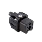 ILME - ILMCKF 04 N FRUTTO PRESA 5P 10A NERO