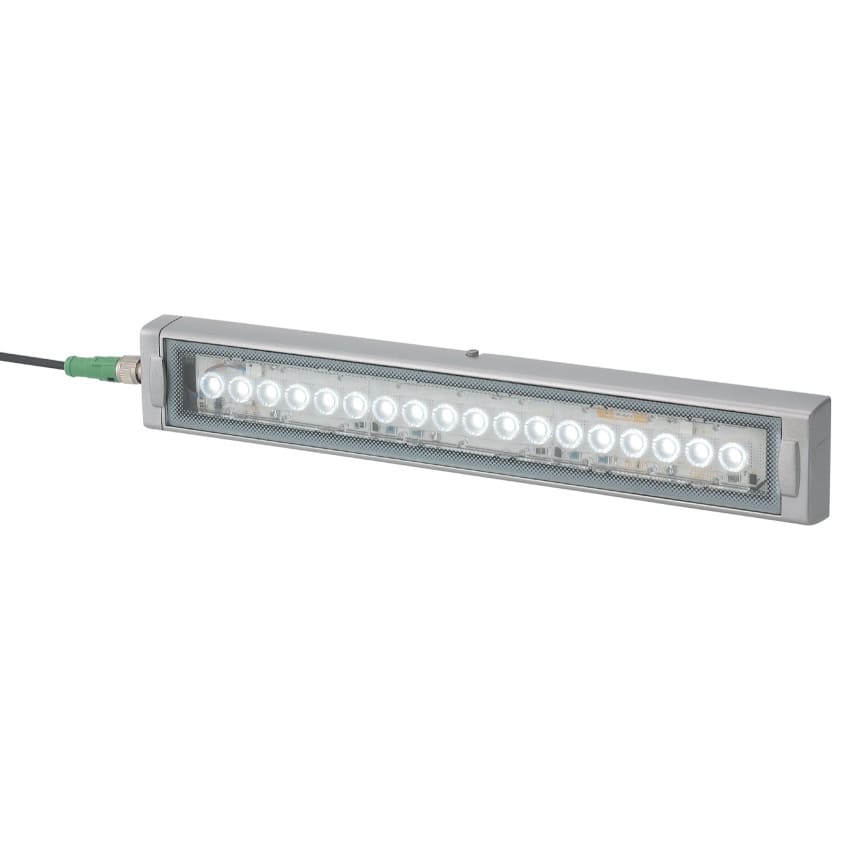 PATLITE EUROPE GMBH - PMHCLK3C-24AG-CD Lampada da lavoro a LED, 24VDC, 6500K, 300mm, connettore M12, IP66G/67G/69K