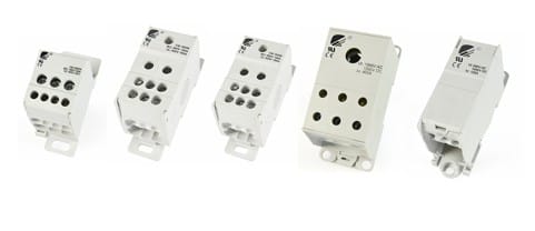 CONTACT ITALIA SRL - IICCM40006 BLOCCO DI RIP. UNIPOLARE 6 USCITE 400A