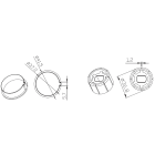 CAME SRL - CMC001YK4104 TONDO 40X1MM