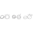 CAME SPA - CMC001YK6101 OTTAGONALE 70X1.5MM