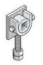 CAME SRL - CMC001YM0003 SUPPORTO A VITE M12 CON BOCCOLA Q16
