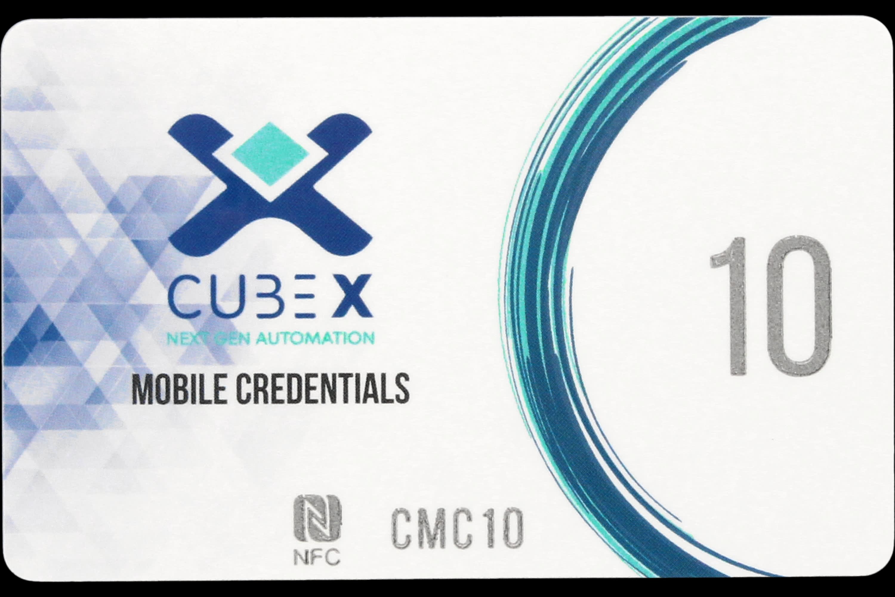 CDVI ITALIA SRL - CDVCMC10 NFC MOBILE CARD FOR RX CUBE - 10 LIC