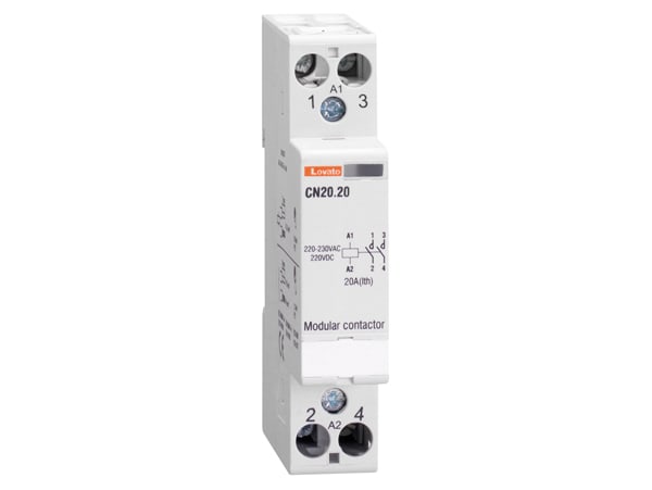 LOVATO - LOVCN2002220 CONTATTORE MOD. 1M 20A AC1 2NC 220/230V