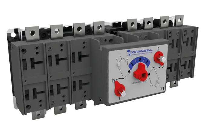 TECHNOELECTRIC SRL - TEH120033 COMMUTATORE ORIZZONTALE CON MANIGLIA BLO