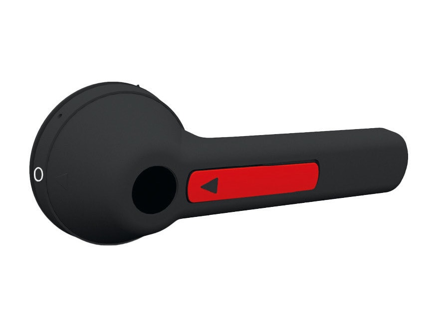 TECHNOELECTRIC SRL - TEH18236 MANIGLIA BLOCCO PORTA NERA 160MM CON DOP