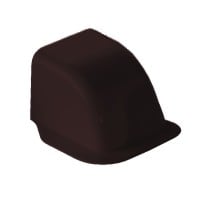 CANALPLAST - CANCONCM90M CURVA PASSAGGIO A MURO 90 MARRONE