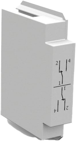 TECHNOELECTRIC SRL - TEH19430 CONTATTI AUSILIARI 1NA+1NC - TERMINALE F