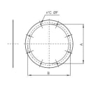 ELICENT (MAICO) - ELI5BO1045 CCF 45 FLANGIA RAL7001
