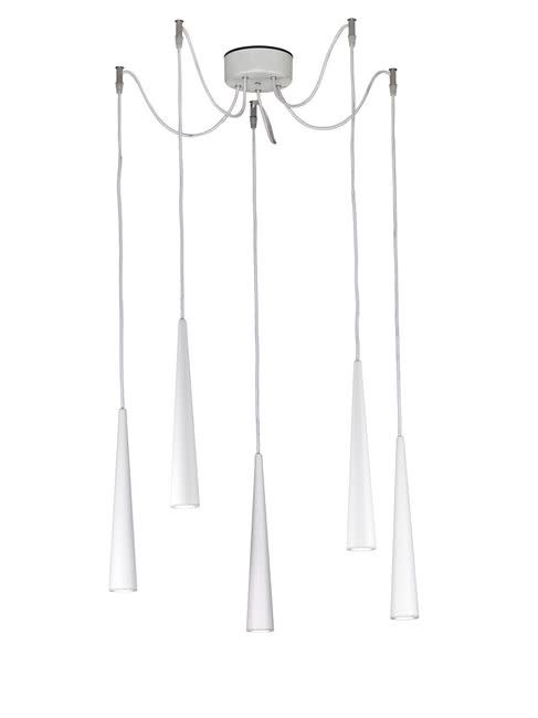 ROSSINI - RSSCOR003B SOPENSIONE METALLO LACCATO 5 LUCI