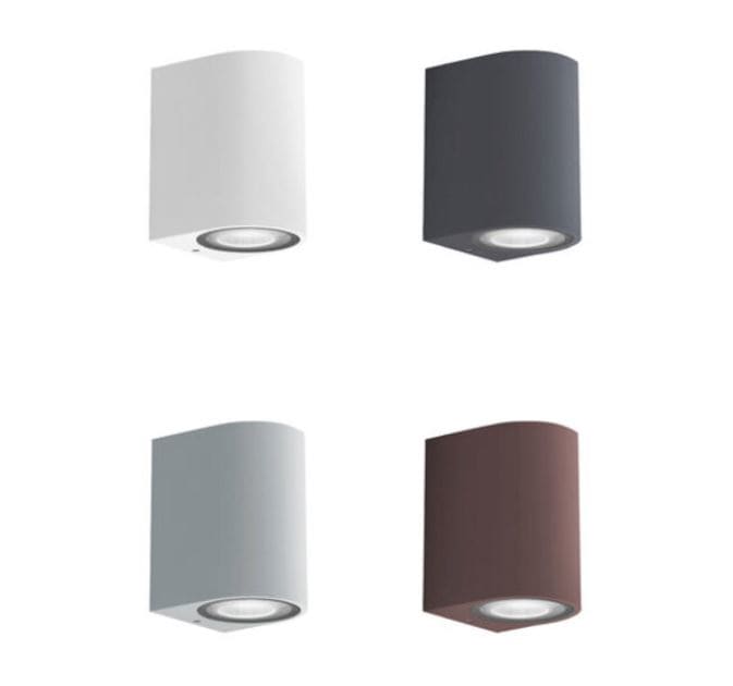 BOT LIGHTING SRL - BTLCORDOVA2C APPLIQUE IP65 2 X GU10 MAX 35W CORTEN
