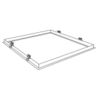 ELCOM SRL - EOW18029 CORNICE INCASSO EDGE/BACKLIGHT 1195X295