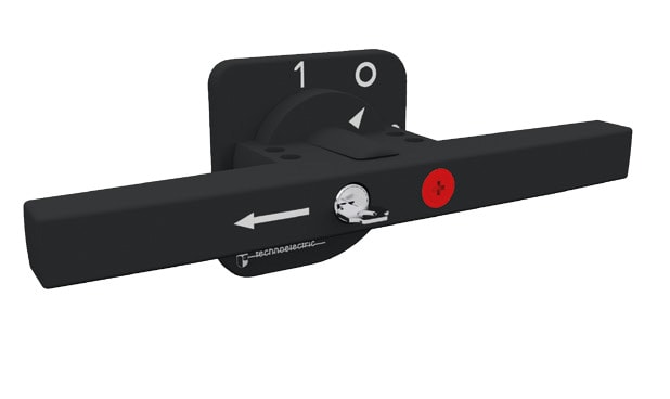 TECHNOELECTRIC SRL - TEH18502 MANIGLIA BLOCCO PORTA CON BLOCCO CHIAVE