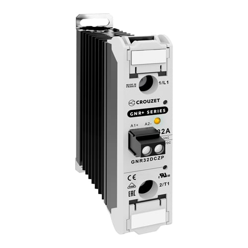 CROUZET - CROGNR32DCZP SSR, GNR+, SINGLE PHASE, DIN RAIL, 32A,