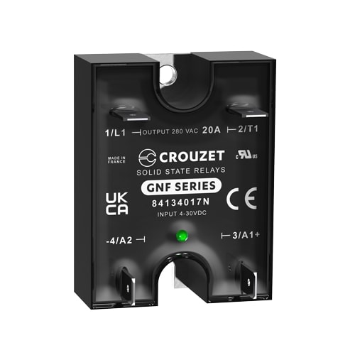 CROUZET - CRO84134017N SSR, GNF, 1-PHASE, PANEL MOUNT, 25A, IN