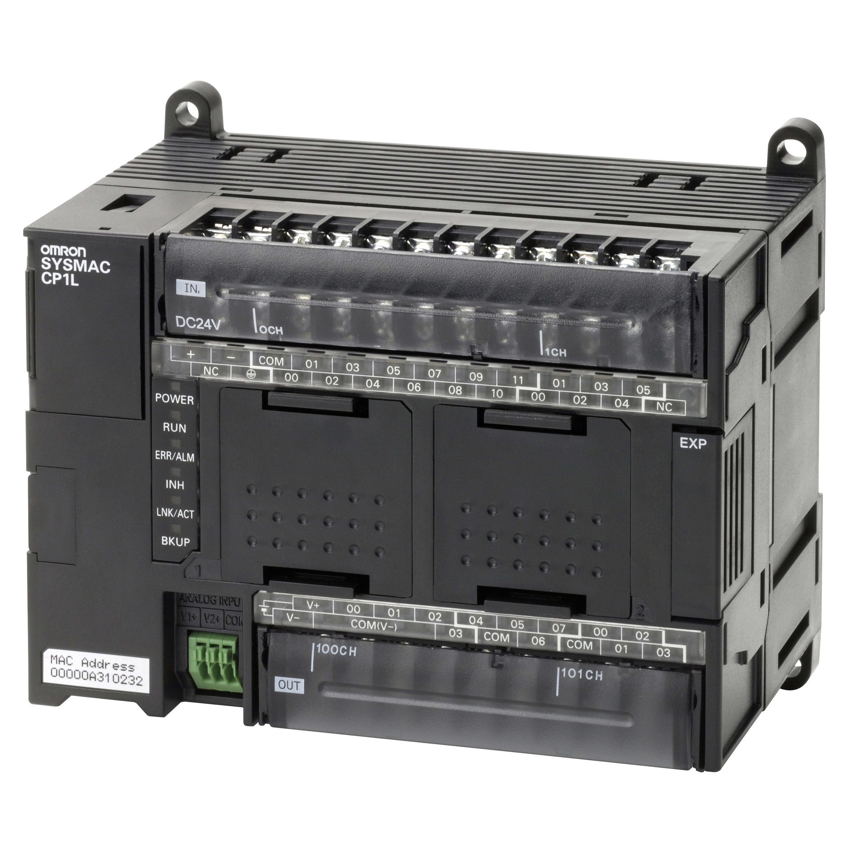 OMRON - OMRCP1LEM30DTD PLC-CP1L 18DI. 12DO NPN. 24VCC. 2AI. ETH