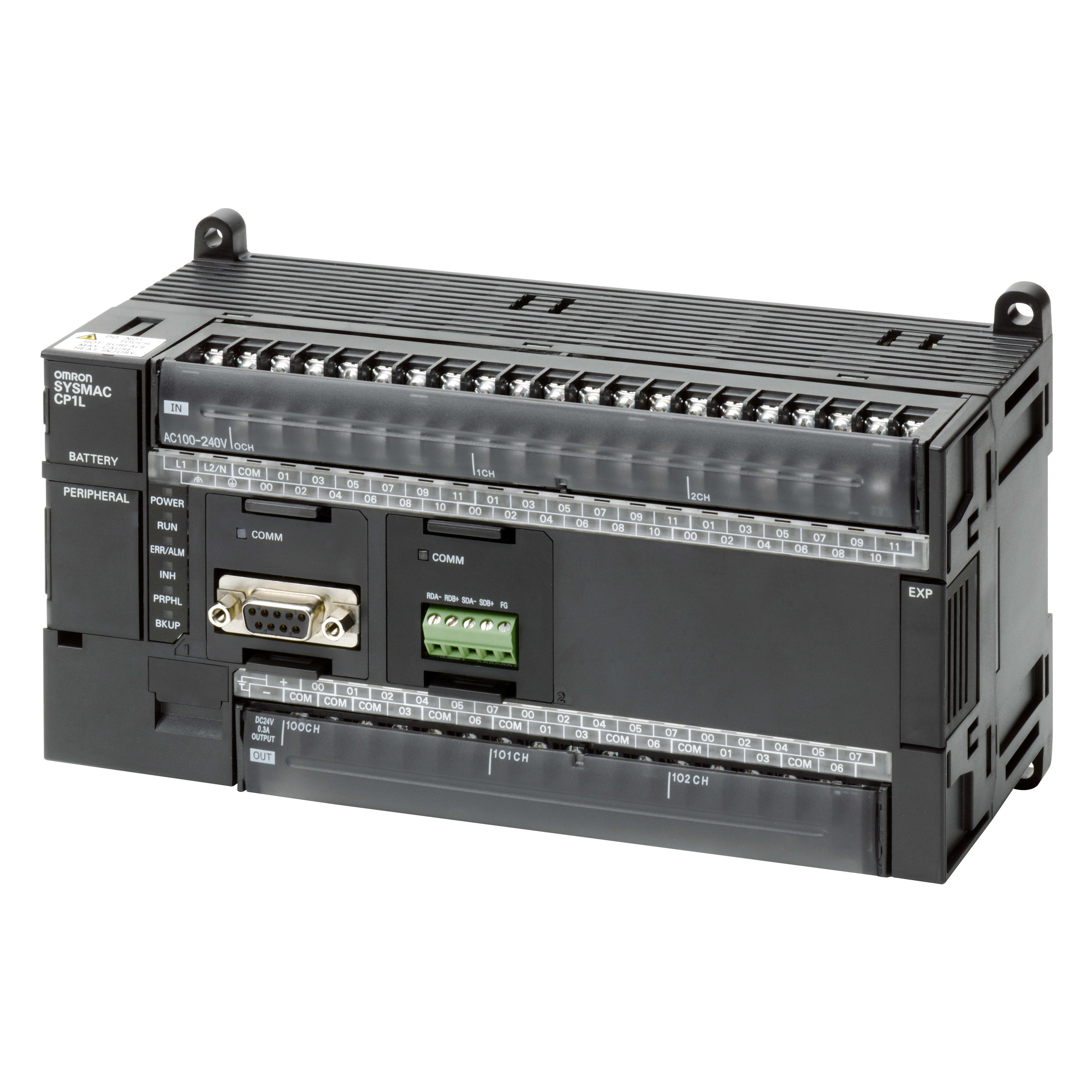 OMRON - OMRCP1LM60DT1D-2478 PLC- 36DI 24V+24DO A TR PNP. 24V