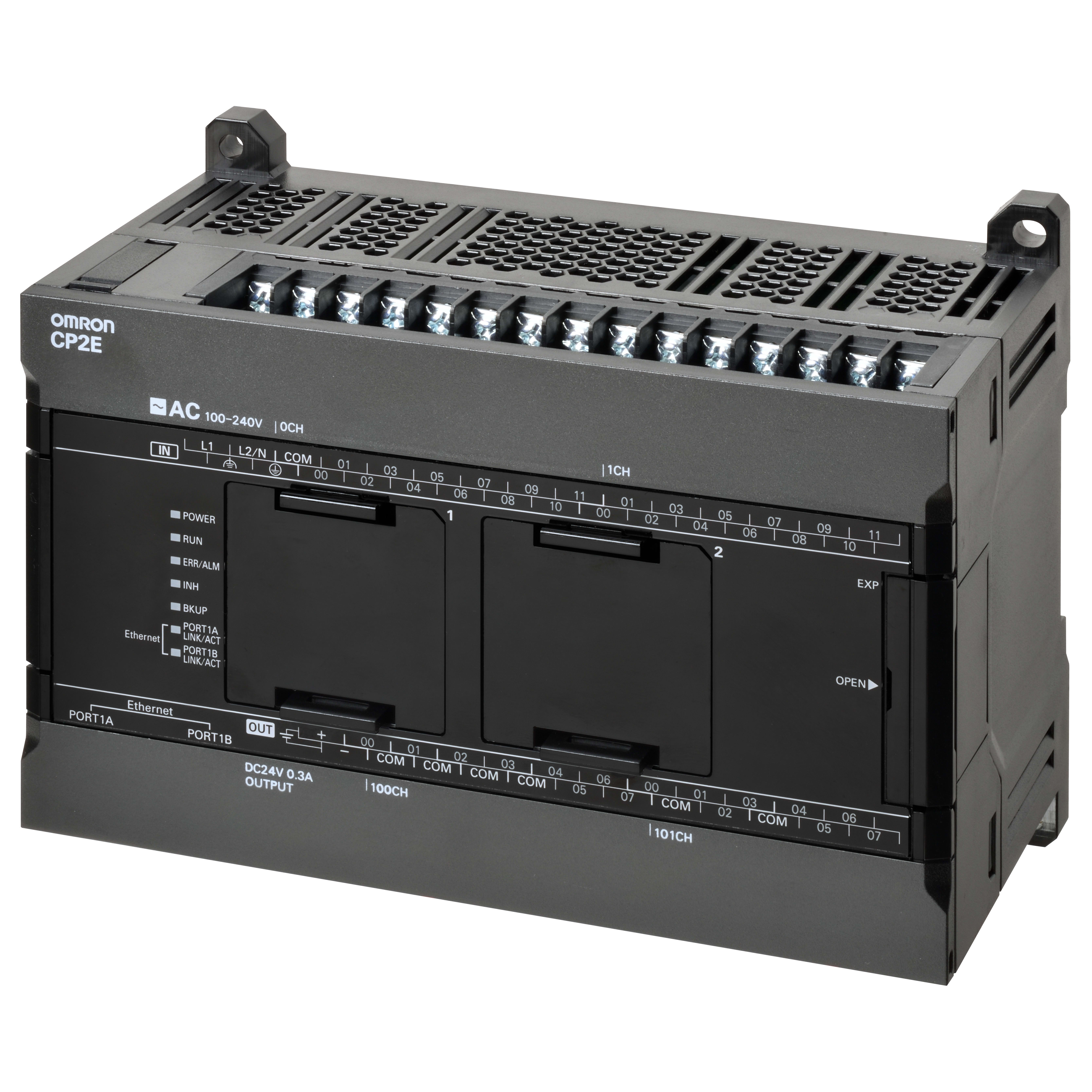 OMRON - OMRCP2EN40DTA PLC CP2E, 24 IN, 16 OUT, NPN, 220VC.A.