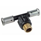 HENCO - CAPPELLOTTO - CPL14PK200420 TEE MASCHIO IN PVDF 20X1/2 X20
