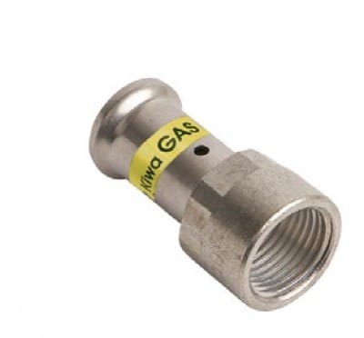 HENCO - CAPPELLOTTO - CPL18PG2605 MANICOTTO FEMMINA IN OTTONE GAS 26X3/4